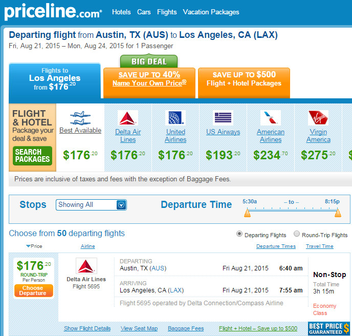 Nonstop Flights: Austin to/from Los Angeles $177 r/t - United / Delta