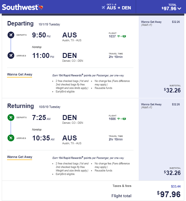 nonstop flights to austin tx